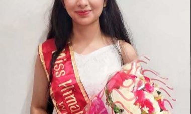 Miss Agrima Sharma won the Title "Miss Himalaya Supermodel-2023".