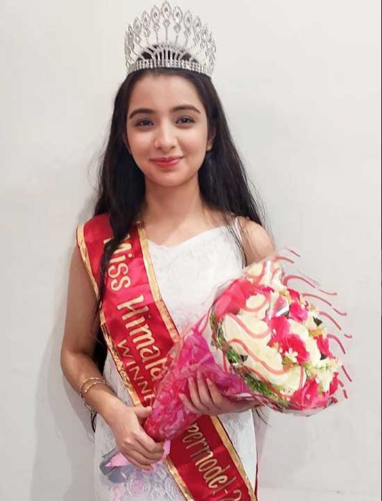 Miss Agrima Sharma won the Title "Miss Himalaya Supermodel-2023".