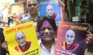 Dr. Mahesh Yadav Celebrates H.H. Dalai Lama's Birthday in Unique Style
