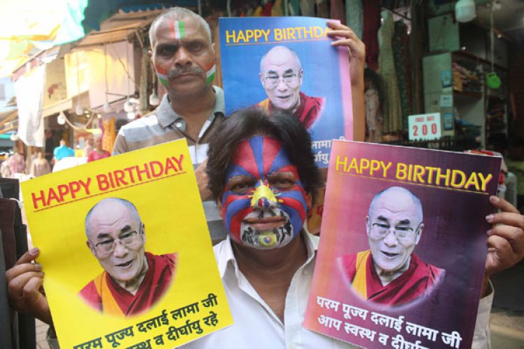 Dr. Mahesh Yadav Celebrates H.H. Dalai Lama's Birthday in Unique Style