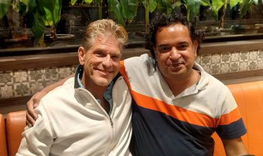 "Bold and Beautiful" Fame Hollywood Actor Clayton Norcross and Award-Winning Writer-Director Sonu Tyagi Unite Spiritually in India