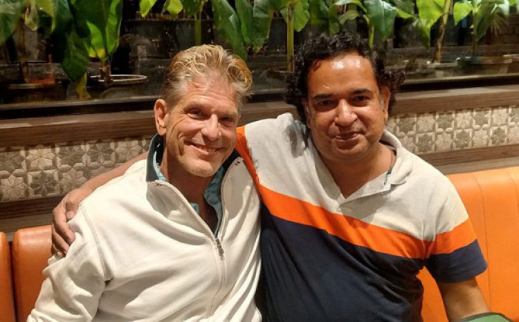 "Bold and Beautiful" Fame Hollywood Actor Clayton Norcross and Award-Winning Writer-Director Sonu Tyagi Unite Spiritually in India