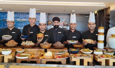 Food Lovers Relishing Punjabi Food At Courtyard by Marriott, Bhopal