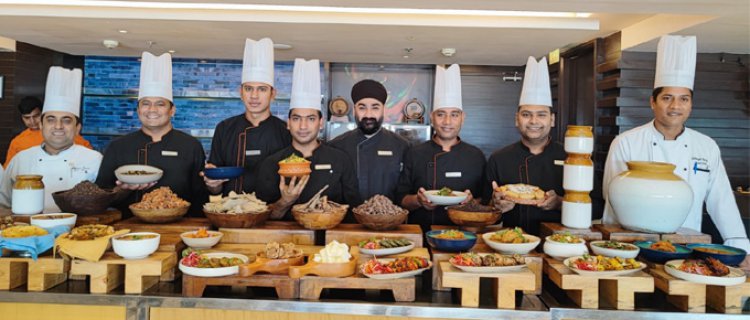 Food Lovers Relishing Punjabi Food At Courtyard by Marriott, Bhopal