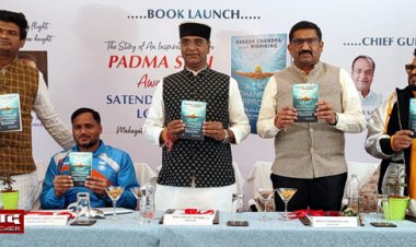 Mahagatha unveils book "A Life Changing Approach” on the biography of Satendra Singh Lohia