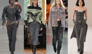 Move Over Blue, Grey Denim Takes the Crown for 2025's Denim Trend