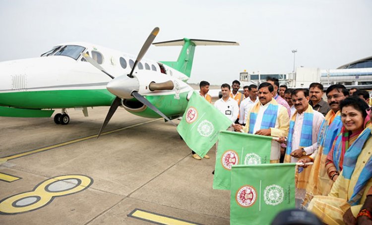 Historic Initiative by the Madhya Pradesh Government: Chief Minister Dr. Mohan Yadav Inaugurates "PM Shri Tourism Air Service"