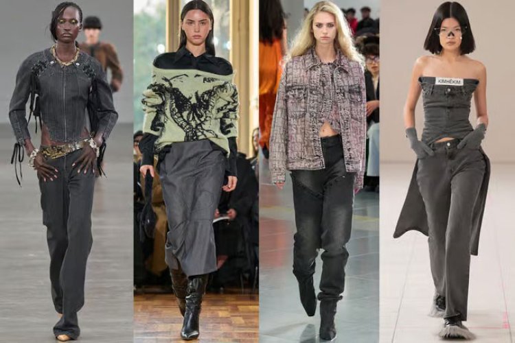 Move Over Blue, Grey Denim Takes the Crown for 2025's Denim Trend