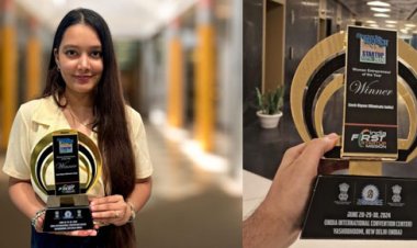 Bhopal's Sneh Nigam Recognized with Woman Entrepreneur of the Year Award