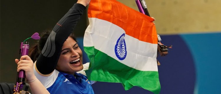 Manu Bhaker Wins India's First Medal at Paris Olympics, PM Modi and Other Dignitaries Extend Congratulations