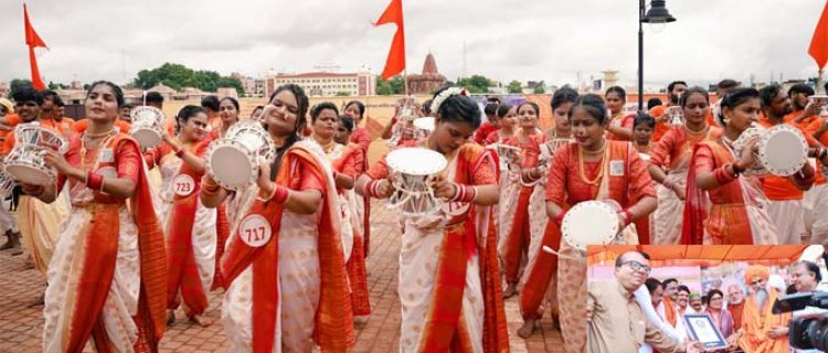 1500 Drummers Create World Record in Ujjain