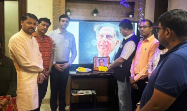 Bhartiya Janata Party Professional Cell Bhopal and   Association for Sustainable Rural Empowerment (ASRE)   Pay Tribute to Ratan Tata