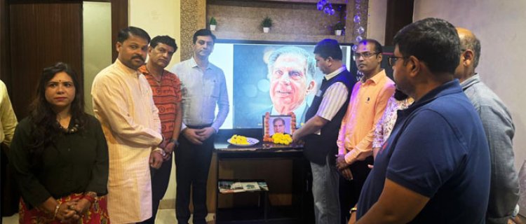 Bhartiya Janata Party Professional Cell Bhopal and Association for Sustainable Rural Empowerment (ASRE) Pay Tribute to Ratan Tata
