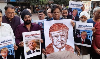 Dr. Mahesh Yadav Creates Trump’s Portrait with Blood, Appeals for Tibet’s Freedom and Declaring China a Terrorist Nation