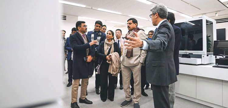 Chief Minister Dr. Mohan Yadav Visits Sysmex Corporation Solution Center in Kobe, Discusses Investment in Madhya Pradesh