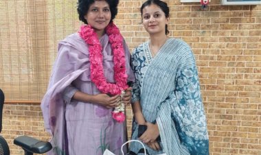 National folk singer Manya Pandey became aware of the art and culture of Tamil Nadu