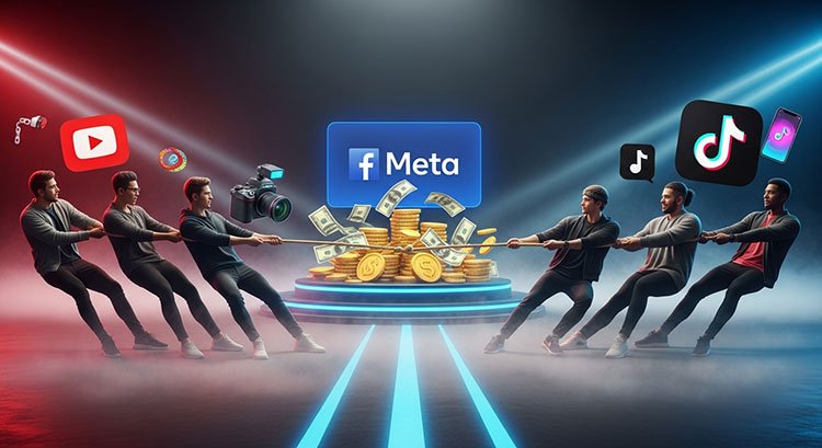 Meta Offers Cash Incentives to Pull YouTubers and TikTok Creators to Facebook