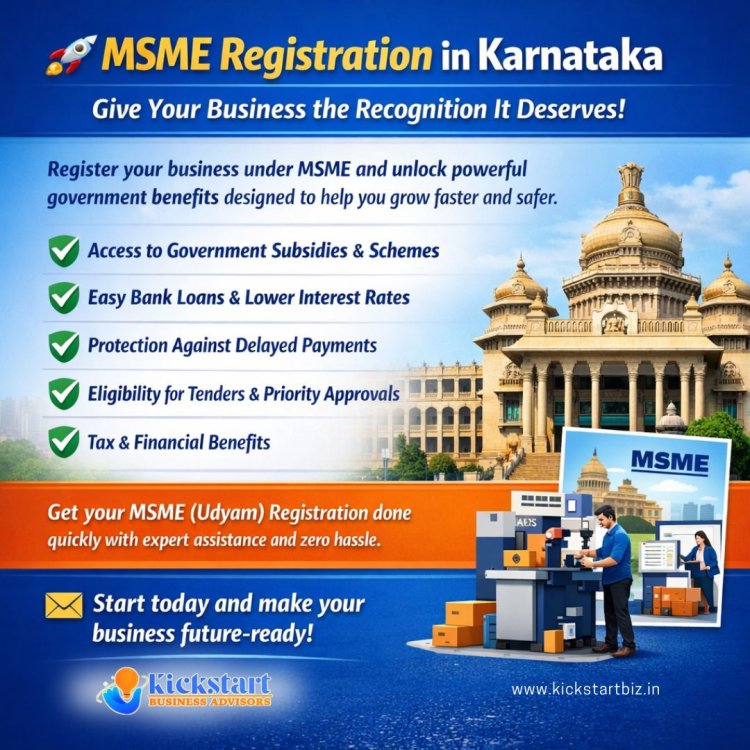 MSME Registration Consultant in Karnataka: Expert Help for Your Business