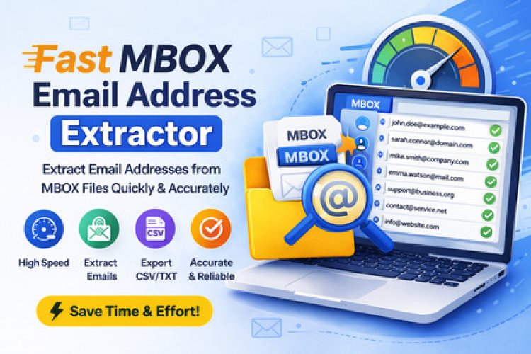 Extract Email Addresses from MBOX Files in Seconds – Best MBOX Email Extractor