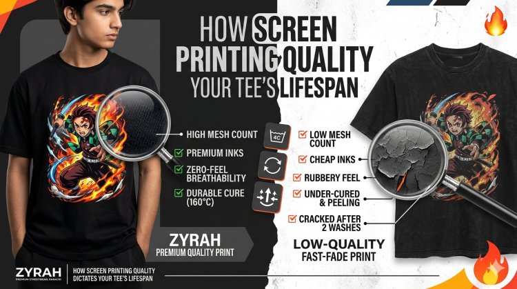 How Screen Printing Quality Dictates Your Tee’s Lifespan