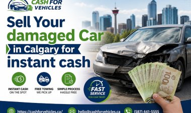 Sell Your Damaged Car in Calgary Without Repairs