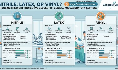 5 Nitrile, Latex, or Vinyl? Choosing the Right Protective Gloves for Clinical and Laboratory Settings